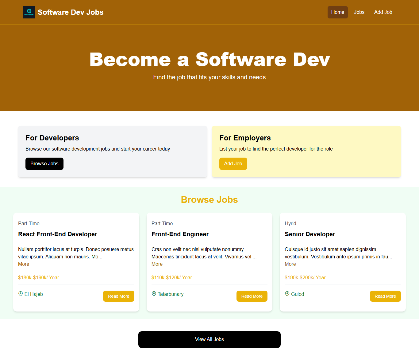 Vue Jobs App